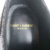 Saint Laurent Army 20 Wingtip Derby Shoes Black Polished Leather Size 36.5 NEW