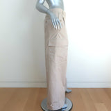 Prada Panama Cargo Pants Beige Cotton-Blend Size 42
