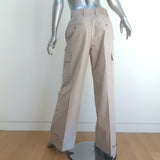 Prada Panama Cargo Pants Beige Cotton-Blend Size 42