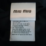 Miu Miu Sequin-Embellished Mini Dress Black Crepe & Chiffon Size 38 Long Sleeve