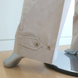 Prada Panama Cargo Pants Beige Cotton-Blend Size 42