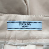 Prada Panama Cargo Pants Beige Cotton-Blend Size 42