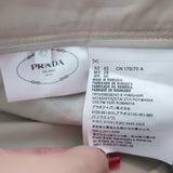 Prada Panama Cargo Pants Beige Cotton-Blend Size 42