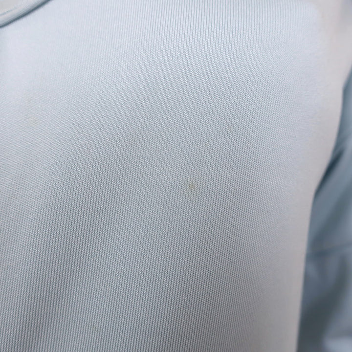 Prada Sport Cropped Track Jacket Light Blue Nylon Size Small