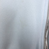Prada Sport Cropped Track Jacket Light Blue Nylon Size Small