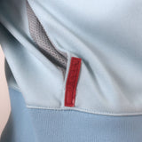 Prada Sport Cropped Track Jacket Light Blue Nylon Size Small