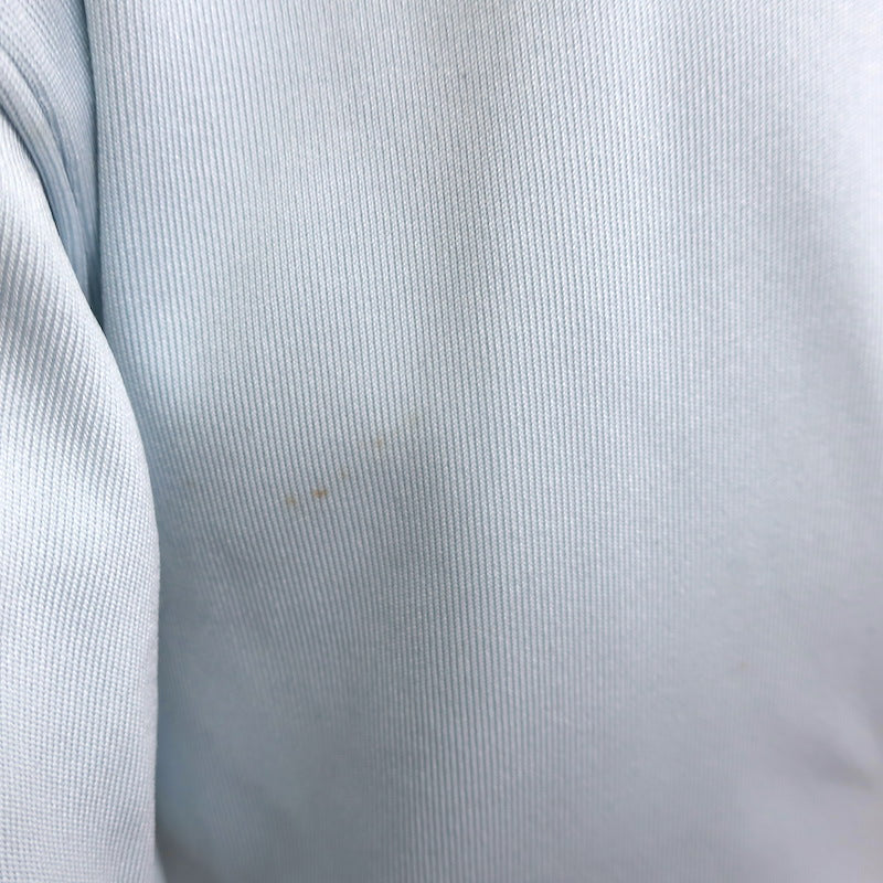 Prada Sport Cropped Track Jacket Light Blue Nylon Size Small