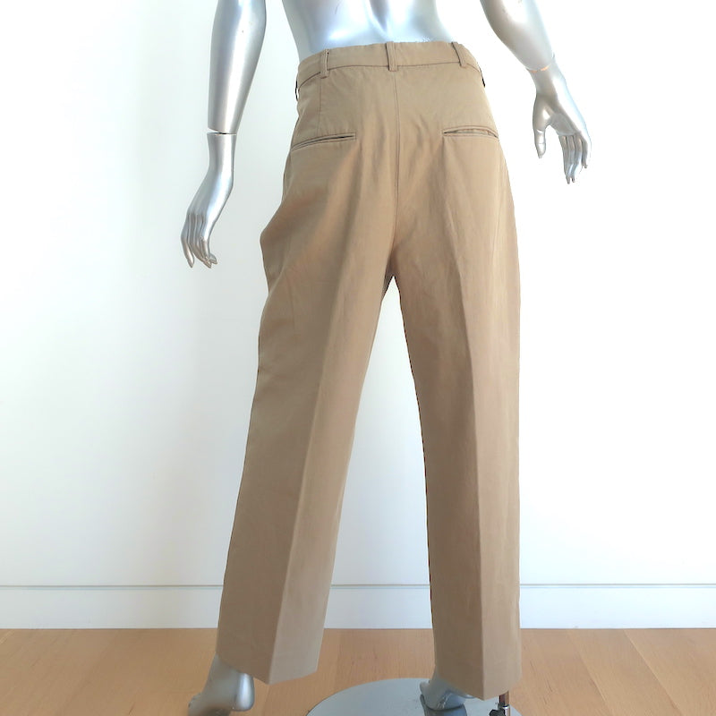 THE GREAT The Maker Trousers Brush Beige Cotton Size 29 NEW
