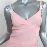 Prada Grosgrain Ribbon Dress Light Pink Size 40 Sleeveless Fit & Flare