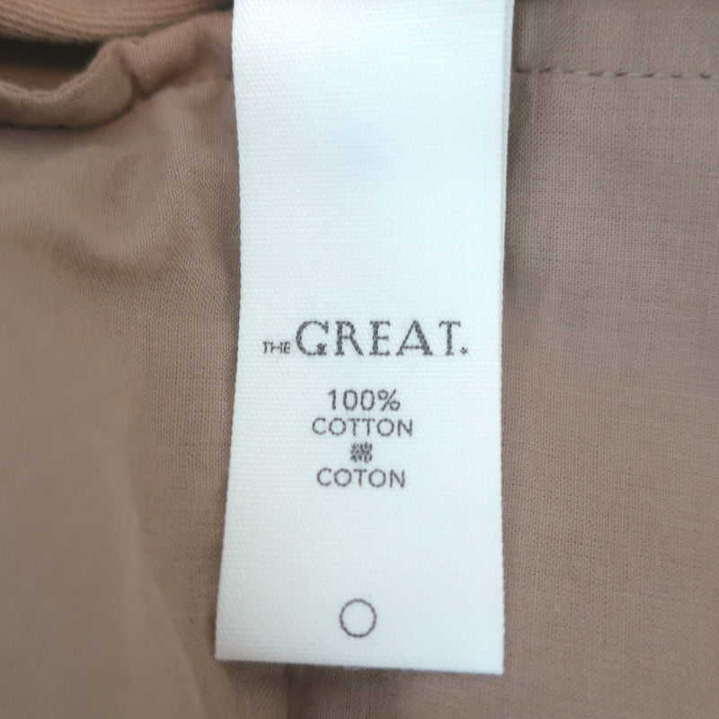 THE GREAT The Maker Trousers Brush Beige Cotton Size 29 NEW