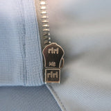 Prada Sport Cropped Track Jacket Light Blue Nylon Size Small