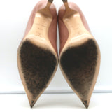 Louis Vuitton Allamanda Gold Cap Toe Pumps Rose Monogram Vernis Size 37.5