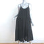 MIKOH Tokelau Tiered Midi Dress Black Cotton Gauze Size 2