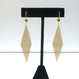 Tiffany & Co. Elsa Peretti Mesh Earrings 18k Gold