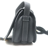 Chloe Marcie Small Crossbody Bag Black Grained Leather