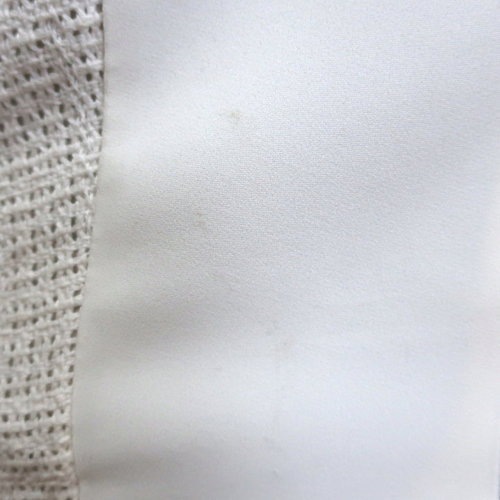 Roland Mouret Halter-Neck Sheath Dress Cream Woven Cotton &amp; Crepe Size US 4