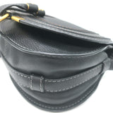 Chloe Marcie Small Crossbody Bag Black Grained Leather