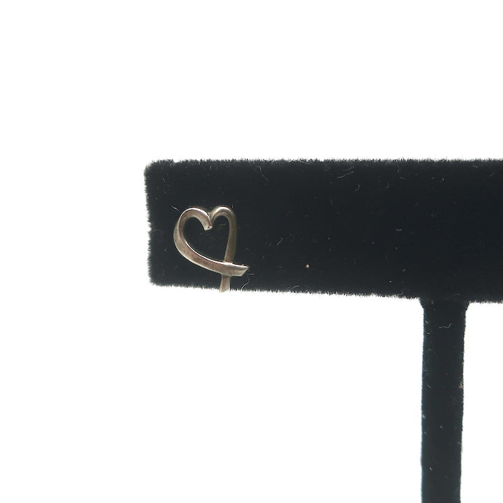 Tiffany &amp; Co. Paloma Picasso Loving Heart Earrings Sterling Silver