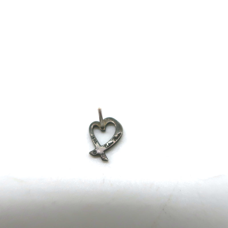 Tiffany &amp; Co. Paloma Picasso Loving Heart Earrings Sterling Silver