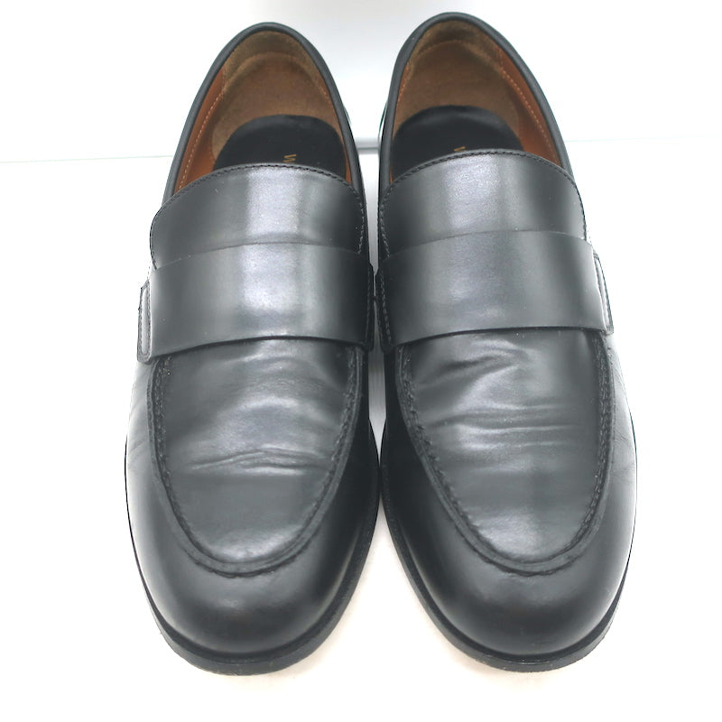 Woman by Common Projects 6132 Flat Loafers Black Leather Size 37