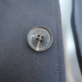 Nili Lotan Lorenzo Military Parka Jacket Navy Cotton Twill Size Medium NEW