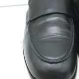 Woman by Common Projects 6132 Flat Loafers Black Leather Size 37