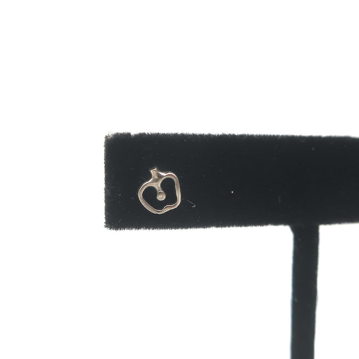 Tiffany &amp; Co. Elsa Peretti Mini Apple Stud Earrings Sterling Silver
