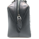 Alaia Arabesque Laser Cut Leather Mini Tote Bag Black