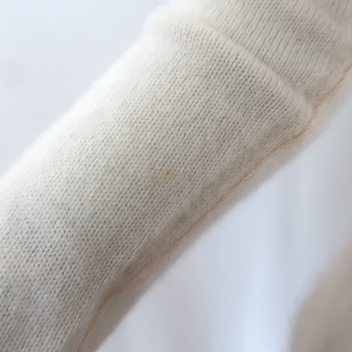 Loro Piana Cashmere Turtleneck Sweater Cream Size 40
