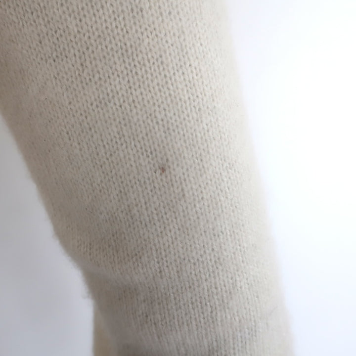 Loro Piana Cashmere Turtleneck Sweater Cream Size 40