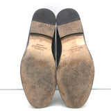 Woman by Common Projects 6132 Flat Loafers Black Leather Size 37