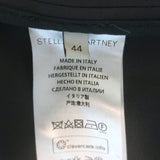 Stella McCartney Studded Long Sleeve Blouse Dark Gray Crepe Size 44