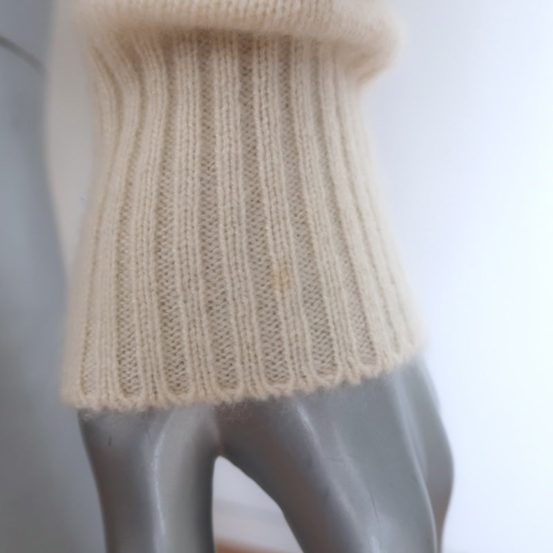 Loro Piana Cashmere Turtleneck Sweater Cream Size 40