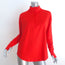 THE GREAT x Eddie Bauer Long Sleeve Zip Pullover Top Red Size Medium