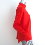 THE GREAT x Eddie Bauer Long Sleeve Zip Pullover Top Red Size Medium