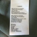 L'Agence Celine Slim Fit Jean Jacket Juniper Stretch Cotton Size Extra Small