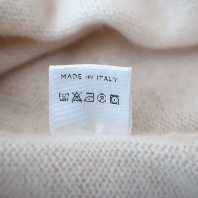 Loro Piana Cashmere Turtleneck Sweater Cream Size 40