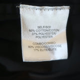 Tanya Taylor Josephina Tiered Mini Dress Black Cotton-Blend Size Medium