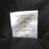 Tanya Taylor Josephina Tiered Mini Dress Black Cotton-Blend Size Medium