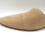 Jenni Kayne d'Orsay Pointed Toe Flats Camel Nubuck Leather Size 38.5