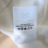 Veronica Beard Saude Cargo Dress White Stretch Cotton Size 6 Long Sleeve Mini