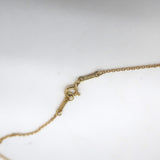 Tiffany & Co. Elsa Peretti Open Heart Station Necklace 18k Gold