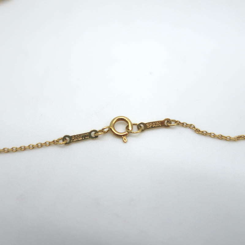 Tiffany &amp; Co. Elsa Peretti Open Heart Station Necklace 18k Gold