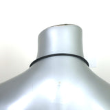 Hermes Elephant Cadena Lock Necklace Palladium Hardware & Black Leather