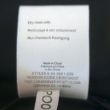 ANINE BING Bar Silk Charmeuse Midi Skirt Black Size Small