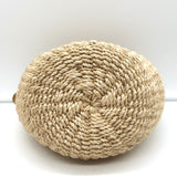 Clare V. Petite Lea Straw Tote Beige Small Crossbody Bag