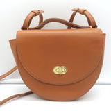 Clare V. Elodie Small Crossbody Bag Brown Leather