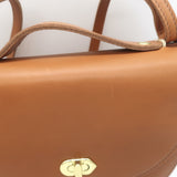 Clare V. Elodie Small Crossbody Bag Brown Leather