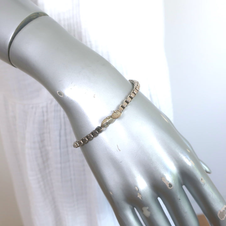 Tiffany &amp; Co. Venetian Link Bracelet Sterling Silver Size Medium