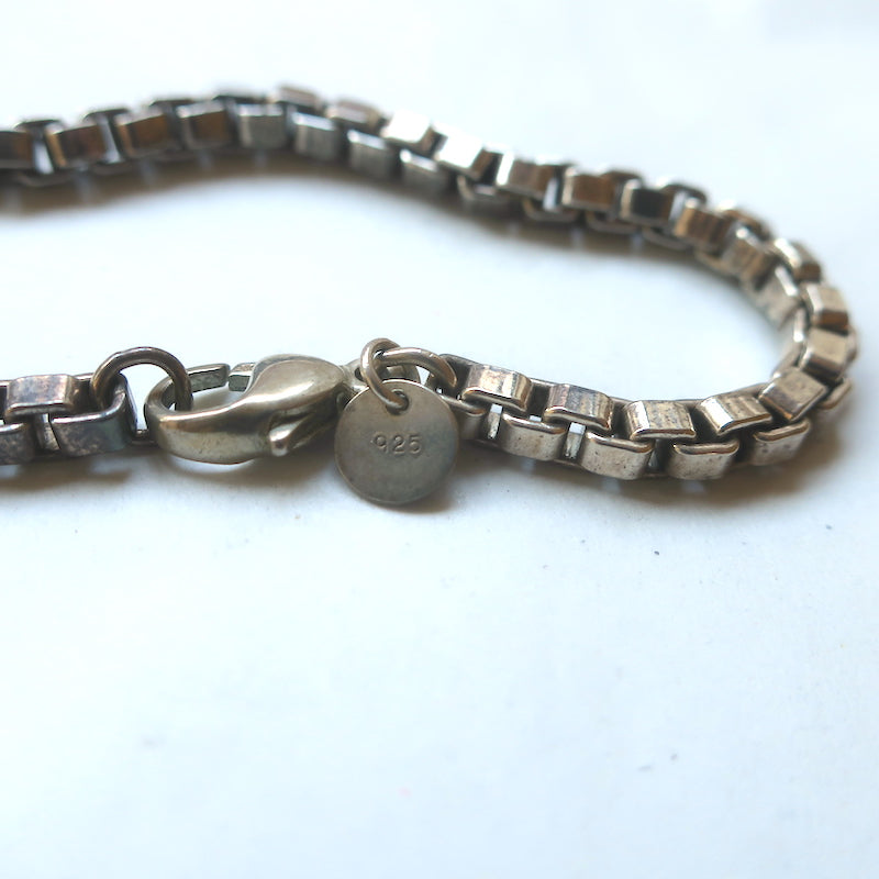 Tiffany &amp; Co. Venetian Link Bracelet Sterling Silver Size Medium